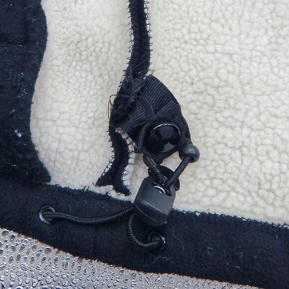 Fubu Collection Black Hoodie Mens Fleece Lined Full Zip Large Sleeve Pocket - Picture 10 of 12